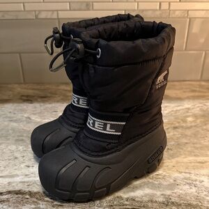 Sorel Black and Gray Snow Boots